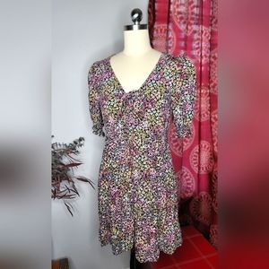 Wild Fable Floral Mini Dress Size Small